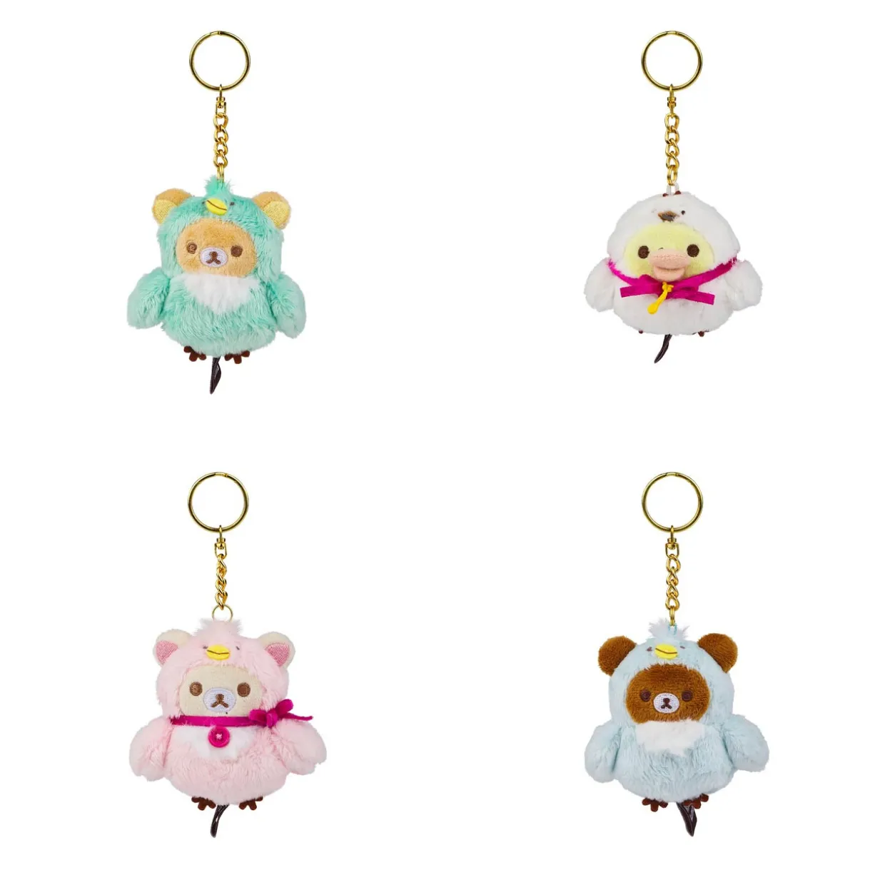 BLIND BOX Rilakkuma San-X Original Swan Series Keychain Plush - 1pc