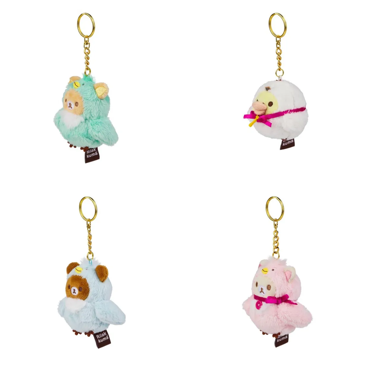 BLIND BOX Rilakkuma San-X Original Swan Series Keychain Plush - 1pc