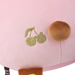 Chairoikoguma San-X Original Cherry Mochi Cushion Plush - Pink