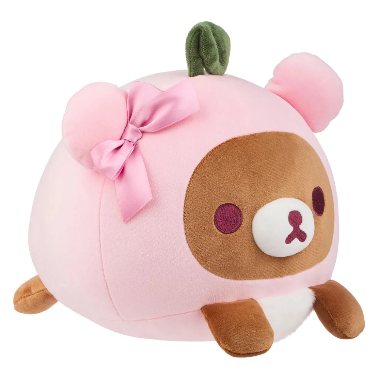 Chairoikoguma San-X Original Cherry Mochi Cushion Plush - Pink