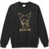 Hello Kitty Kuromi Pullover Sweater - Black