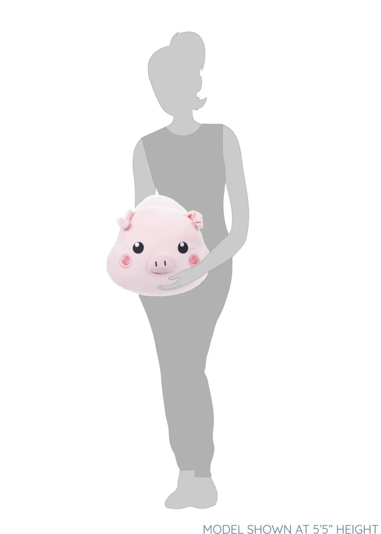 Honeymaru Laydown Pig Mochi Plush