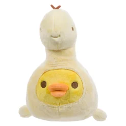 Kiiroitori San-X Original Plays with Dino Series Plush - Pastel Yellow