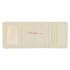 Korilakkuma Sakura Cherry Blossom Pu Leather Tri-Fold Wallet Pouch