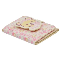 Korilakkuma Sakura Cherry Blossom Pu Leather Tri-Fold Wallet Pouch