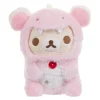 Korilakkuma San-X Original Plays with Dino Series Plush - Pastel Pink