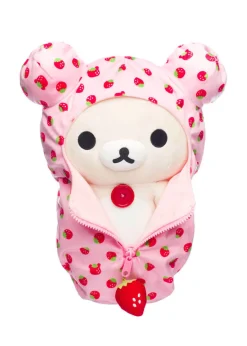 Korilakkuma San-X Original Strawberry Pattern Pink Sleeping Bag Plush