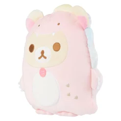 Korilakkuma San-X Original Plays with Dino Flat Mochi Series Plush - Pastel Pink