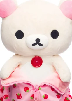 Korilakkuma San-X Original Strawberry Pattern Pink Sleeping Bag Plush