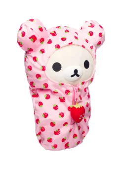 Korilakkuma San-X Original Strawberry Pattern Pink Sleeping Bag Plush