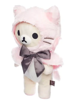 Korilakkuma San-X Original Dressed in a Pink Hooded Cat Capelet
