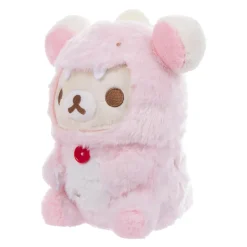 Korilakkuma San-X Original Plays with Dino Series Plush - Pastel Pink