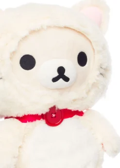 Korilakkuma San-X Original In A White Fluffy Cat Costume