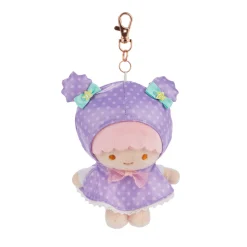 LALA of Twin Stars Purple Raincoat Keychain Plush