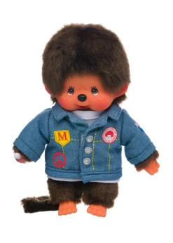 Monchhichi Boy in a DENIM Jacket Plush