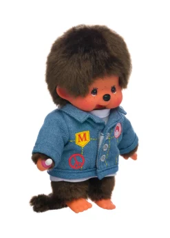 Monchhichi Boy in a DENIM Jacket Plush