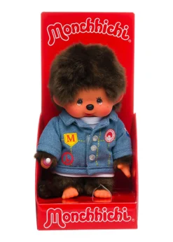 Monchhichi Boy in a DENIM Jacket Plush