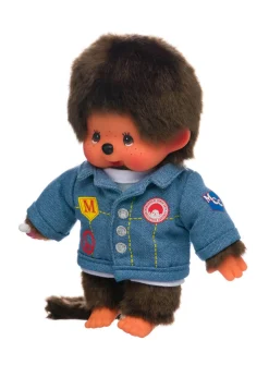 Monchhichi Boy in a DENIM Jacket Plush