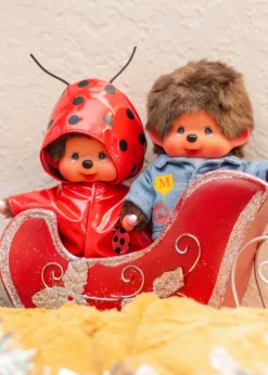 Monchhichi Boy in a DENIM Jacket Plush
