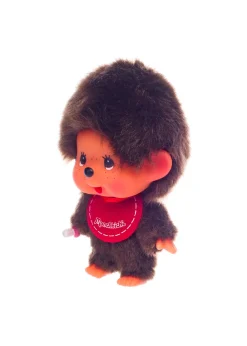 Monchhichi Mini Doll Boy With Big Head and Pacifier Plush