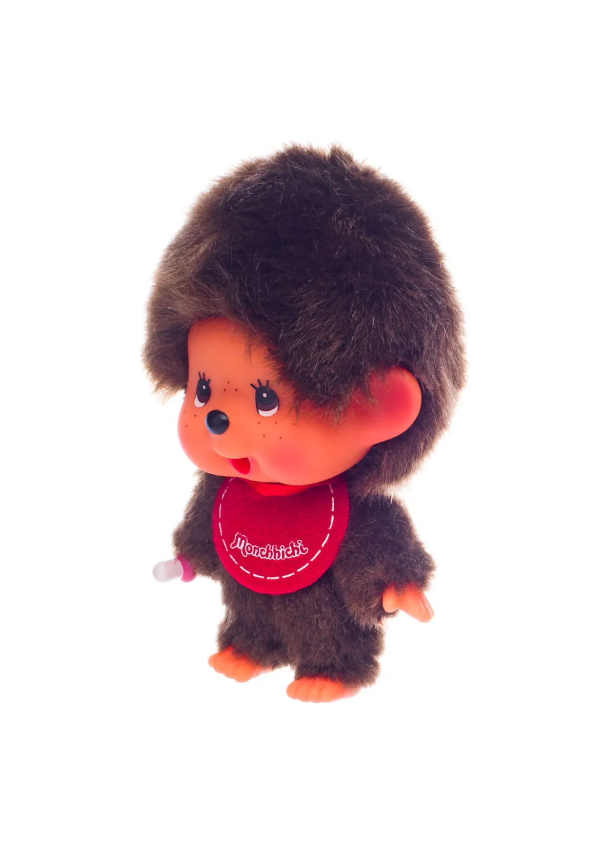 Monchhichi Mini Doll Boy With Big Head and Pacifier Plush