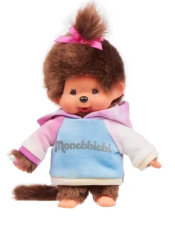 Monchhichi Tie-Dye Hoodie Girl Plush