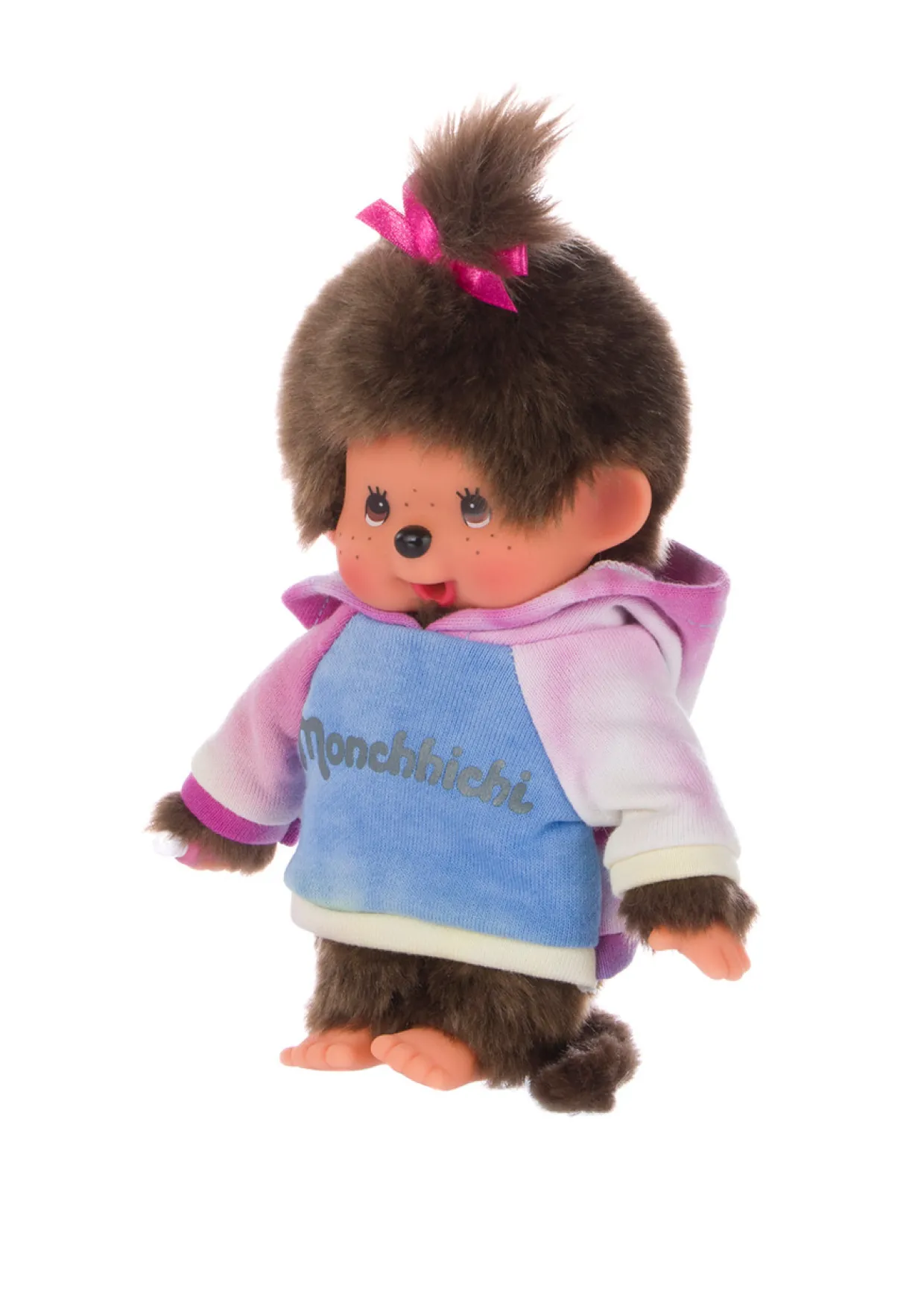 Monchhichi Tie-Dye Hoodie Girl Plush