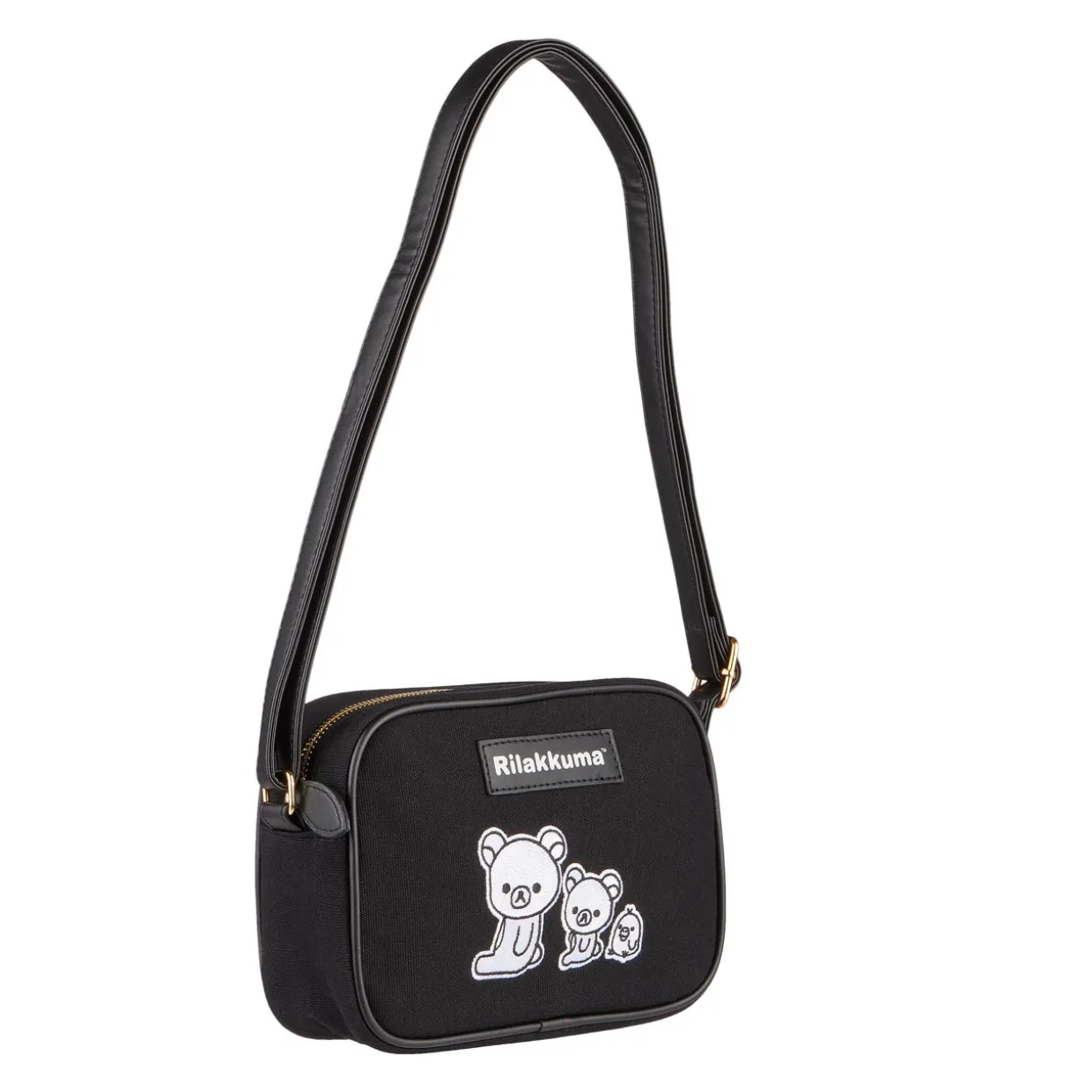 Rilakkuma and Friends Crossbody Bag - Black