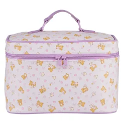 Rilakkuma Cherry Blossom Cosmetic Bag - Purple