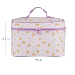 Rilakkuma Cherry Blossom Cosmetic Bag - Purple