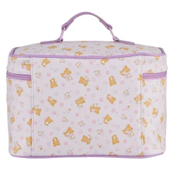Rilakkuma Cherry Blossom Cosmetic Bag - Purple