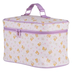 Rilakkuma Cherry Blossom Cosmetic Bag - Purple