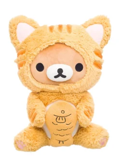 Rilakkuma San-X Original as Tiger Eating Fish Plush