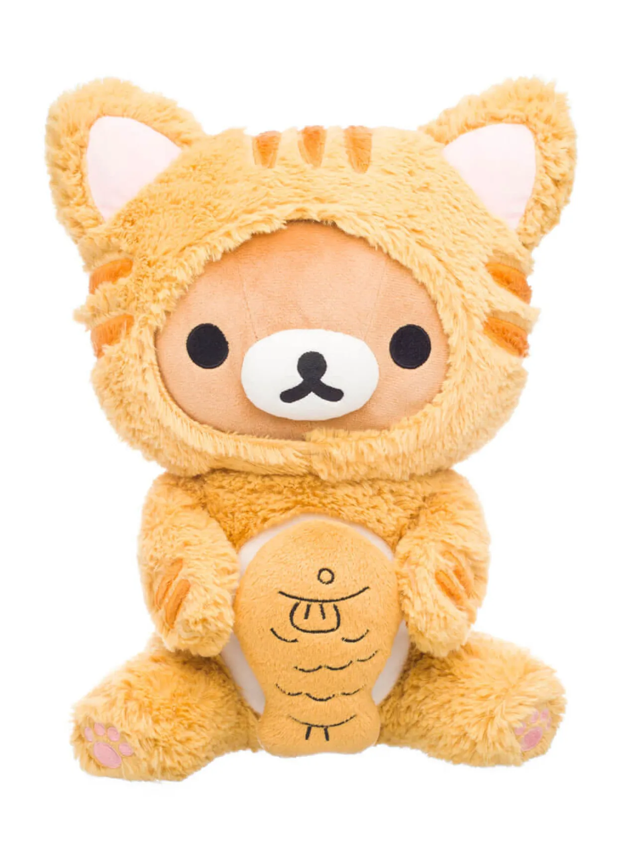 Rilakkuma San-X Original as Tiger Eating Fish Plush