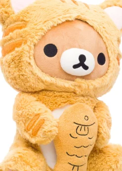Rilakkuma San-X Original as Tiger Eating Fish Plush