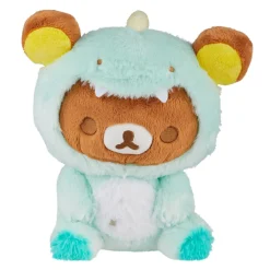 Rilakkuma San-X Original Plays with Dino Series Plush - Pastel Green