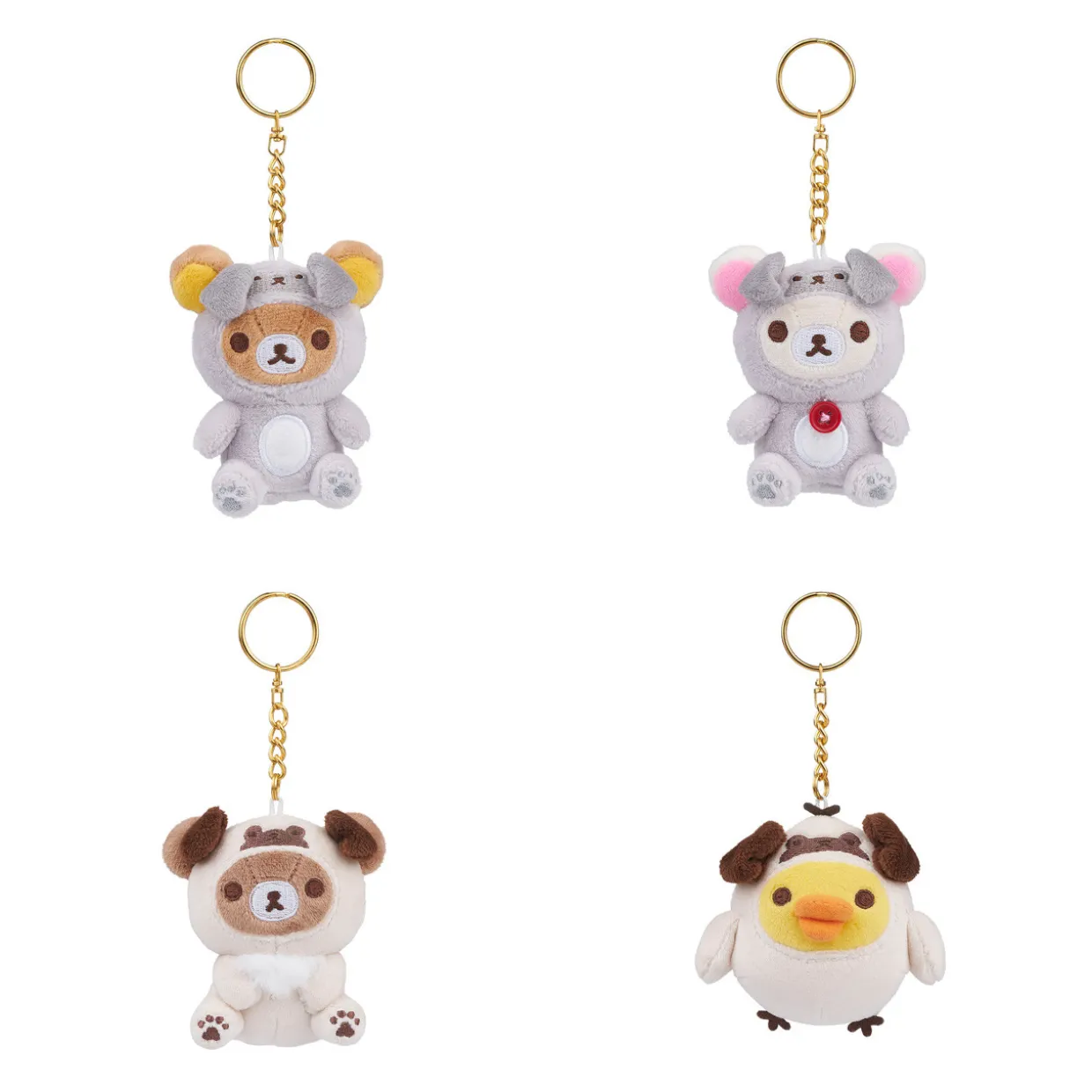 Rilakkuma San-X Original Pug Series Blind Box Keychains - 1pc