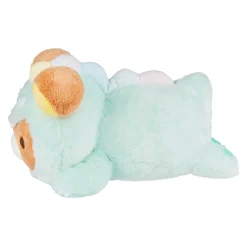 Rilakkuma San-X Original Plays with Dino Laydown Series Plush - Soft Green