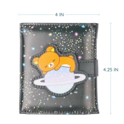 Rilakkuma Space Pu Leather Tri Fold Wallet Pouch