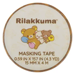 Rilakkuma 20th Anniversary USA Tour Washi Tape - Yellow