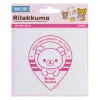 Rilakkuma 20th Anniversary USA Tour Drop Pin Decal - Red