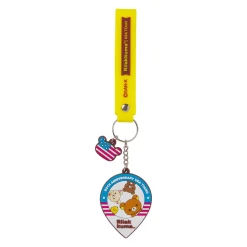 Rilakkuma 20th Anniversary USA Tour Keychain - Yellow