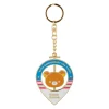 Rilakkuma 20th Anniversary USA Tour Floating Enamel Keychain