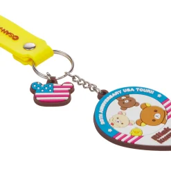 Rilakkuma 20th Anniversary USA Tour Keychain - Yellow
