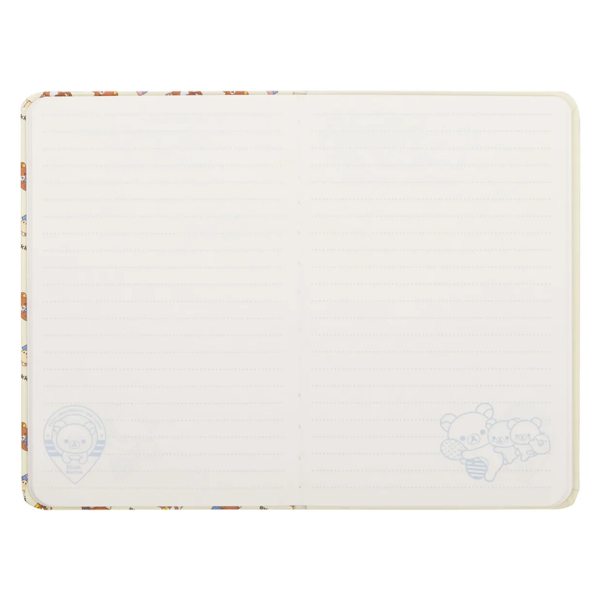Rilakkuma 20th Anniversary USA Tour A6 Notebook 50 pages - Yellow