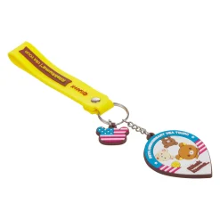 Rilakkuma 20th Anniversary USA Tour Keychain - Yellow