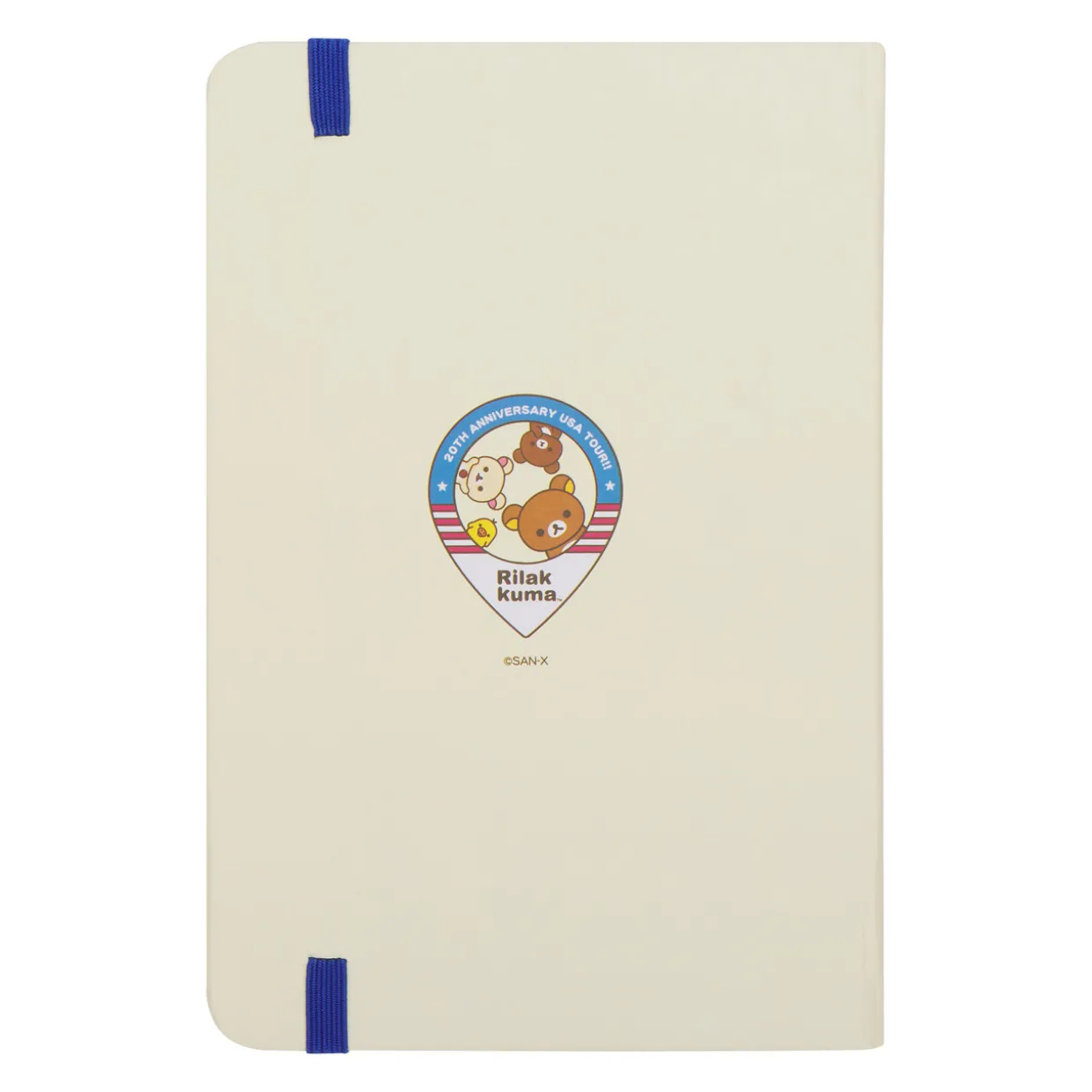 Rilakkuma 20th Anniversary USA Tour A6 Notebook 50 pages - Yellow