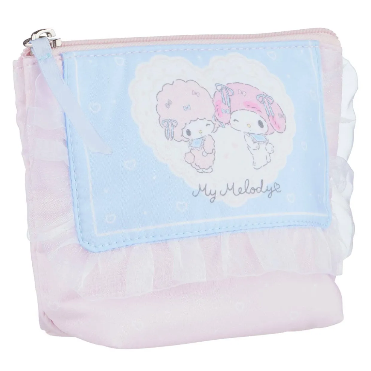 Sanrio My Melody Small Tote Pouch - Pink/Blue