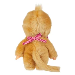 Sekiguchi Monchhichi Beige Girl With Bib - Red/White