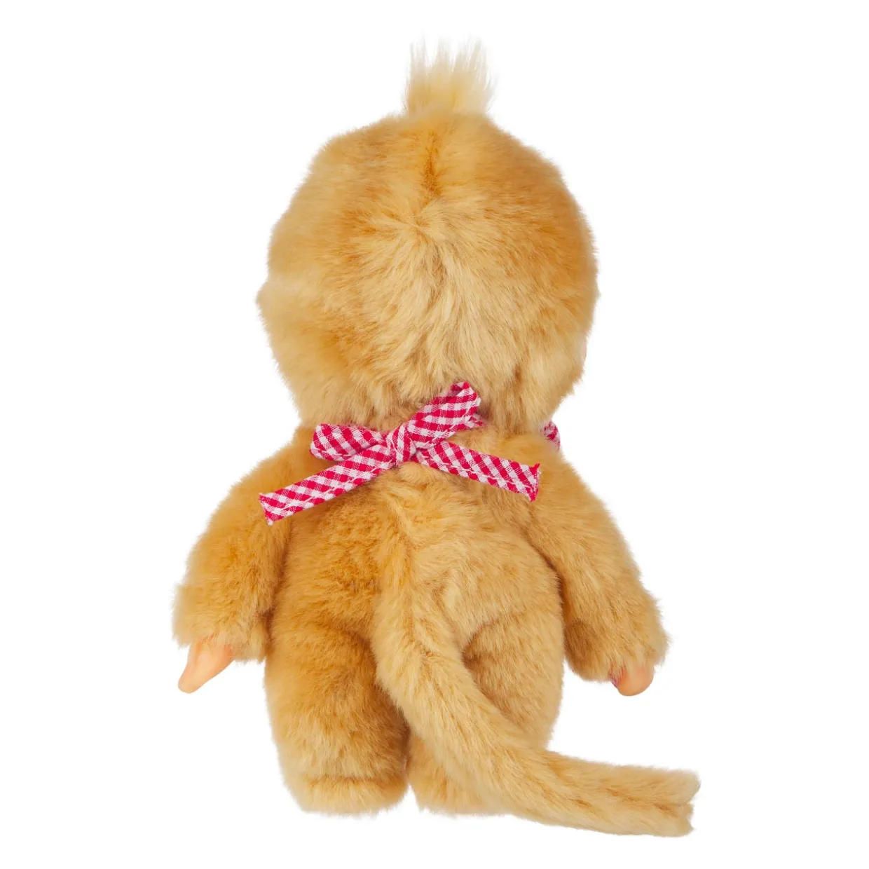 Sekiguchi Monchhichi Beige Girl With Bib - Red/White